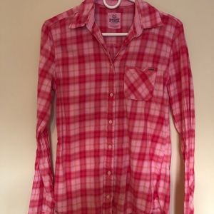 Victoria’s Secret Pink Plaid Shirt